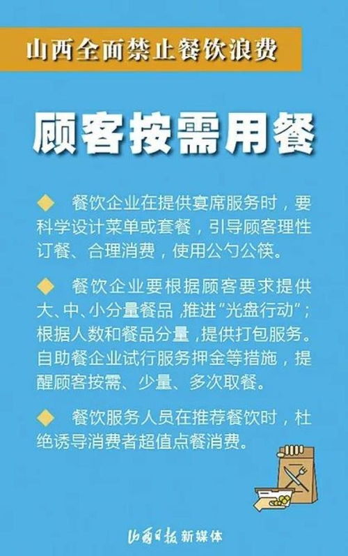 厲行節(jié)約，杜絕浪費 山西餐飲行業(yè)在行動